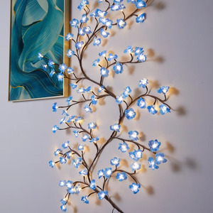 Lumière d'ambiance LED en plastique en forme de branche de cerisier, alimentée par USB, pour décoration de mariage et de festival en extérieur/<span class=keywords><strong>intérieur</strong></span> - Product Image 4