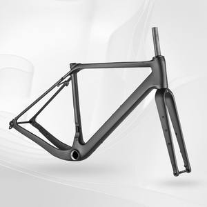 Cadre <span class=keywords><strong>de</strong></span> vélo <span class=keywords><strong>de</strong></span> route en <span class=keywords><strong>carbone</strong></span> T1000 avec frein à disque 700x50C, axe <span class=keywords><strong>de</strong></span> pédalier T47, <span class=keywords><strong>tige</strong></span> <span class=keywords><strong>de</strong></span> <span class=keywords><strong>selle</strong></span> Endurance 27,2 mm, finition mate pour vélo <span class=keywords><strong>de</strong></span> gravier - Product Image 2