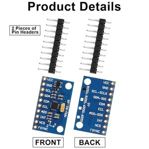 Aismartlink mpu9250 GY-9250 9 doof 16 bit con quay hồi chuyển gia tốc cảm biến từ tính 9 TRỤC thái độ + Mô-đun cảm biến từ kế - Product Image 2