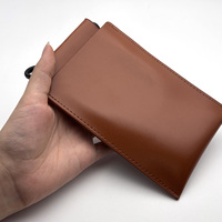 Tas dompet ponsel kulit, dompet kacamata kulit kualitas tinggi, tas bahu