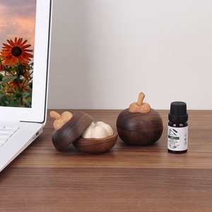Mangosteen Creative Aromatherapy <b>Diffuser</b> with Black Walnut Solid Wood Fire-free Aromatherapy <b>for</b> Home & Office Use Made China - Product Image 5
