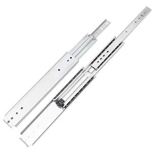 Glissière de <span class=keywords><strong>tiroir</strong></span> <span class=keywords><strong>à</strong></span> roulement <span class=keywords><strong>à</strong></span> <span class=keywords><strong>billes</strong></span> robuste 7601t avec verrouillage <span class=keywords><strong>pour</strong></span> camping-car RV extension complète fermeture en douceur - Product Image 1