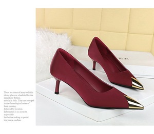 Zapatos de Vestir Elegantes para Mujer, Diseño de Tacón de Aguja, Punta Cerrada, Ligeros y Delgados, <span class=keywords><strong>Sandalias</strong></span> de Tacón para Dama - Product Image 4