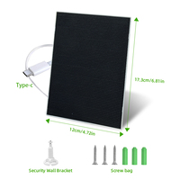 Panel Surya Efisiensi Tinggi 23% 3W 5V Output Tipe-C untuk Solusi Pemantauan CCTV yang Efisien