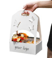 Vente en gros Boîte à gâteau surprise en fleur Boîte à gâteau en papier
