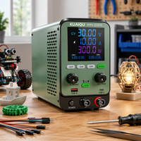 Alimentation électrique CC KUAIQU SPPS Q3010 300W avec OVP, OCP, OPP, USB-A et USB-C 18W à charge rapide pour laboratoire, R&D, réparation électronique, test solaire