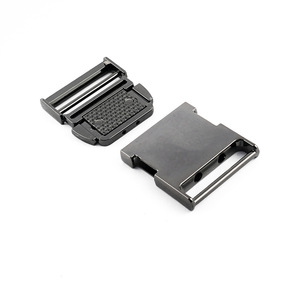 Hebilla de Liberación Lateral de Metal Plano, Color Gris Metálico, de Aleación de Zinc, para Bolsos, Resistente al Desgaste, Accesorio de Ferretería Duradero K534 - Product Image 4