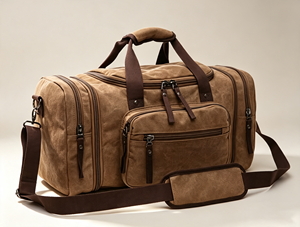 Bolsa de Viaje de Lona de Gran Capacidad con Cierre, Ecológica, Reutilizable, con Logotipo Personalizado, Múltiples Bolsillos, Resistente, Deportiva - Product Image 3