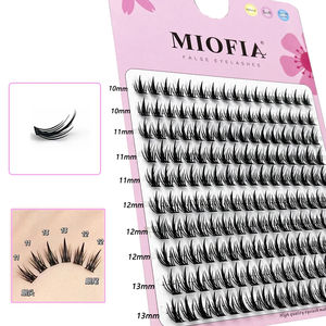 160 bouquets de cils en vison naturels, maquillage en grappe de cils MS, extension de cils individuels 3D russe, outil de pose de cils, vente en gros - Product Image 4