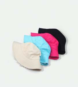 Sombrero de Pescador Rosa con Borde de Peluche, Lavable, para Verano, Playa, Esquí, con Protección Solar y Logotipo Personalizado - Product Image 6