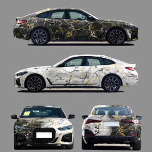 Vinilo para Rotulación de Autos NIKO Personalizado, Diseño Mármol, 1.52*20m, Vinilo Blanco con Efecto Mármol para Impresión Automotriz - Product Image 2