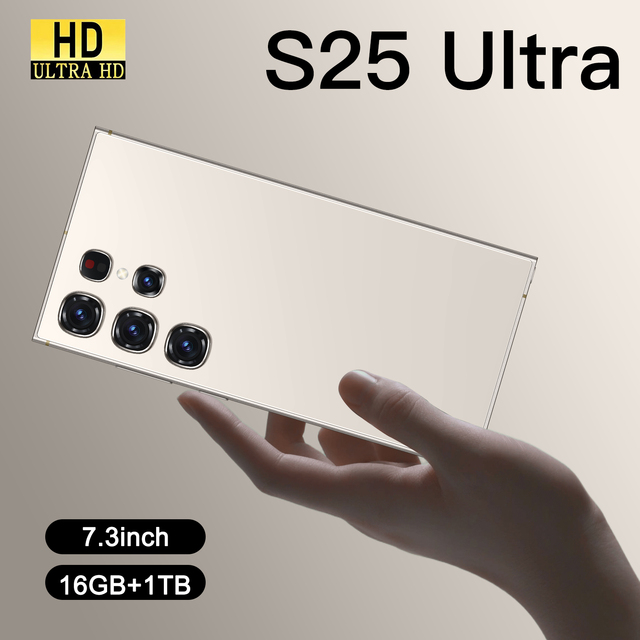 Original S25 Ultra 4G CDMA LTE Mobile Phone 7inch HD Octa Core 108MP LED Unlocked 16+1TB Dual SIM Android 15 English