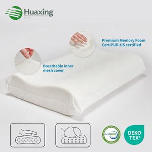Funda de almohada de enfriamiento extraíble transpirable almohadas de espuma de memoria curvada almohada de cama para dormir - Product Image 5