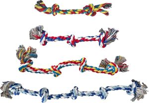 Durable Interactive Dog Toy, Cotton Rope, Small Dog Teeth Cleaning, <b>Bite</b> Resistant, Environmentally Friendly Pet Toy - Product Image 5