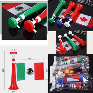 Productos Deportivos Promocionales HLC, Cornetas con Patrón de Bandera Nacional, Cornetas para Animar en Partidos de Fútbol, Bandera de Estados Unidos, Canadá, México - Product Image 5