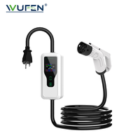 Cargador Portátil para Vehículos Eléctricos Wufen de 7KW con Enchufe NEMA 6-50P, Conector Tipo 2, Clasificación IP67 para Uso Industrial
