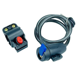 Cadenas à câble pour vélo avec clés, antivol en métal pour VTT, vélo électrique, utilisation extérieure durable - Product Image 5