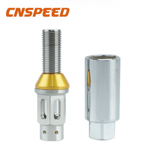 น็อตล้อไทเทเนียมอัลลอยด์แบบกลวง CNSPEED M14x1.5 สำหรับอัพเกรดดุมล้อ - Product Image 5