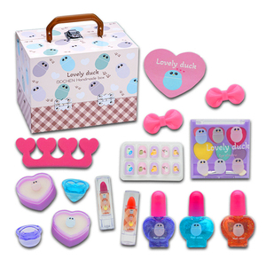 Ensemble de maquillage tout-en-un pour filles, cosmétiques lavables, poudre pour le visage, trousse de maquillage avec fard à paupières, brillant à lèvres, bijoux, cadeau - Product Image 2