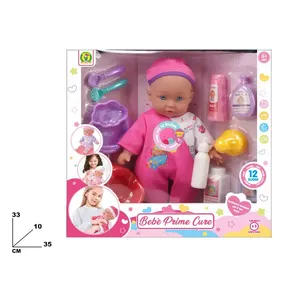 Poupée bébé Beb Prime Cure avec accessoires, 33x35x10 cm, 12 sons, jouet interactif pour enfants, jeu de rôle - Product Image 1