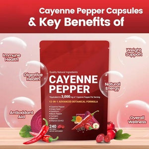 Cápsulas de Pimienta Cayena en Gel Suave, 240 Unidades, Apoya la Salud de las Venas, el Corazón y los Vasos Sanguíneos, con E D3+K2, Semilla de Uva, Espino Blanco, Remolacha y Berberina - Product Image 3