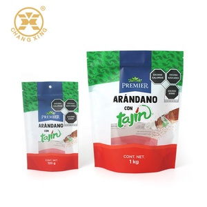 Chất lượng tùy chỉnh in nhiệt seal100g 200g hạt khô/hạt tiêu/gia vị/đậu/gia vị bao bì rõ ràng nhựa cấp thực phẩm Túi - Product Image 5