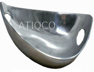 Ala de pájaro Aluminio Metal Fruta Plato Caramelo Cuenco Espejo Pulido - Product Image 4