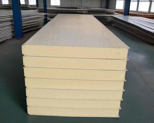 Revêtement mural extérieur en acier, panneaux sandwich ignifuges en polyuréthane/EPS/<span class=keywords><strong>polystyrène</strong></span>/PU/PIR/PUR/Puf/<span class=keywords><strong>laine</strong></span> <span class=keywords><strong>de</strong></span> <span class=keywords><strong>roche</strong></span> - Product Image 4