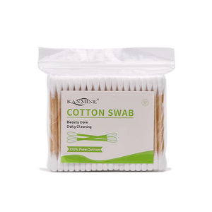 Mềm thấm 100 mảnh bông nụ thiết lập tuyệt vời cho chăm sóc em bé & lưu trữ thuận tiện Túi gỗ dính cho tinh tế làm sạch nhiệm vụ - Product Image 3