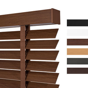 2 "Houten Jaloezieën Met Jaloezieën En Jaloezieën Met Koord, Milieuvriendelijk Licht Controle Fabriek, Direct Modern Design, Eenvoudig Kantoor - Product Image 1