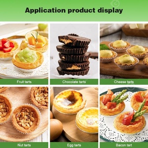 Forme de croûte Moule automatique Production d'oeufs Pâte feuilletée Fromage Tarte Bateau Faire Ananas Tarte Shell Machine - Product Image 6
