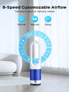 Ventilateur sans pales silencieux de type tour, certifié CE, pour usage domestique, avec moteur CC et télécommande par application, pour commandes en gros - Product Image 4