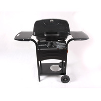 Barbecues à gaz de table au butane GPL à 2 brûleurs noirs à vente chaude