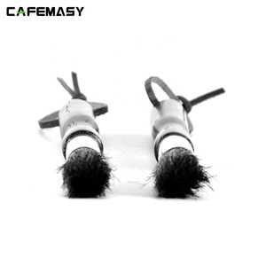 Moulin à café Barista à Long manche en bois, <span class=keywords><strong>brosse</strong></span> de nettoyage de poudre, Machine à café, manche en bois, poils de cochon, Espresso - Product Image 5