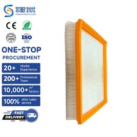 Filtre à air d'habitacle HEPA N95 de qualité supérieure, à charbon actif, anti-bactérien, élimination des odeurs, protection saine et fraîche, directement de l'usine, certifié IATF16949