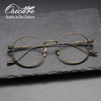Lunettes de vue de marque de créateur vintage, style Y2K décontracté, avec verres de qualité industrielle et montures optiques en titane chromé