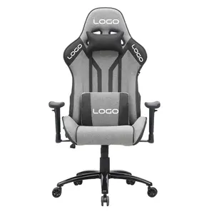 Cadeira Gamer ergonómico confortable com revestimento em espuma inyectada estrutura em tubular Gamer silla mecedora