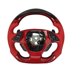 Volant en Alcantara et fibre de carbone pour Chevrolet Camaro C7 C8 <span class=keywords><strong>Corvette</strong></span> C7 2011 2012 2014 2016 2017 - Product Image 2