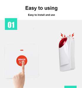 Nút Báo Động SOS Hệ Thống Báo Động Cảnh Báo Hoảng Loạn Nút Trợ Giúp Người Cao Tuổi Khẩn Cấp Trong Nhà Vệ Sinh Cho Người Khuyết Tật - Product Image 5