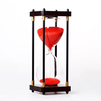 Timer Jam Pasir Kaca Transparan Modern Grosir dengan Bentuk Tetesan Air Berbagai Ukuran (S/M/L) untuk Pemakaian Baptis Merek YaFu
