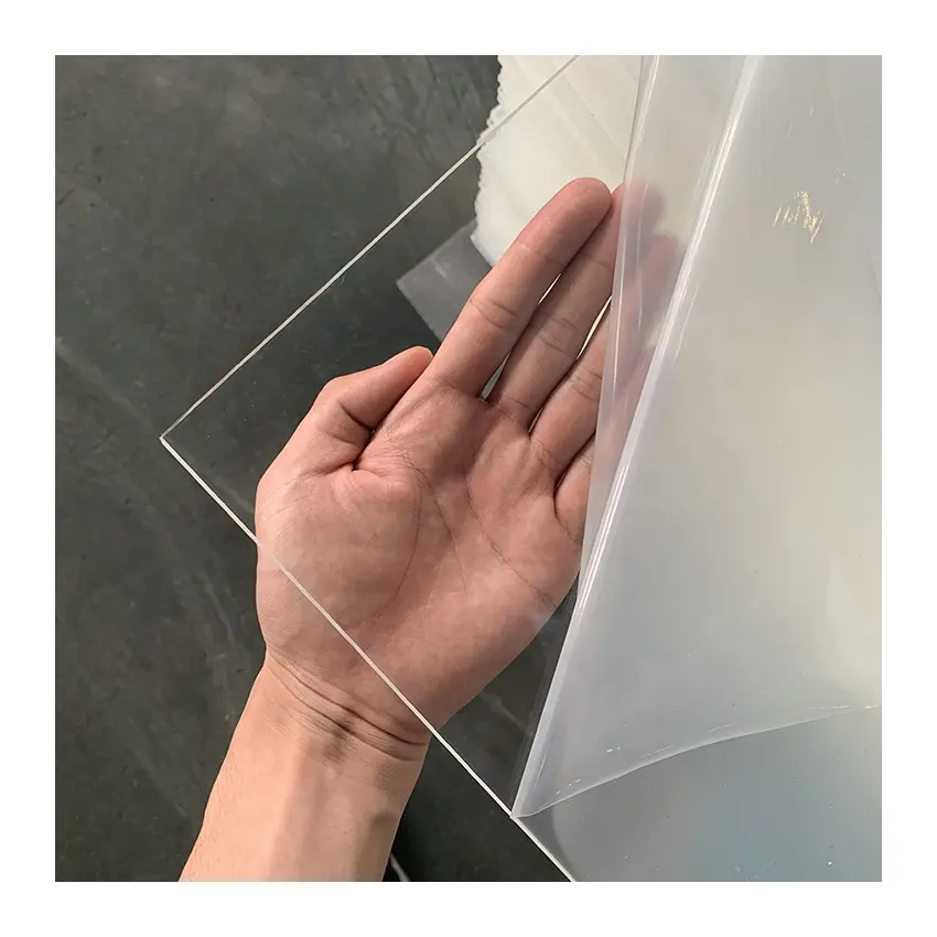 HUASHUAITE Suministro de fábrica anti arañazos 1,5mm 3 mm 40mm hoja acrílica transparente precio por kg PMMA para estantes de exhibición