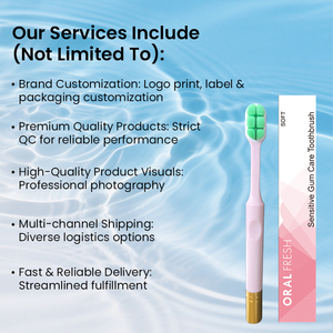 <span class=keywords><strong>Brosse</strong></span> à dents personnalisée avec logo, poils doux, manche doré, <span class=keywords><strong>brosse</strong></span> à dents de luxe pour les gencives sensibles, soins parodontaux - Product Image 2