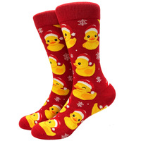 Nouvelles chaussettes en tricot à thème de Noël 2026, 70%-80% coton, motif de dessin animé, chaussettes unisexes pour adultes, chaussettes de mode pour hommes