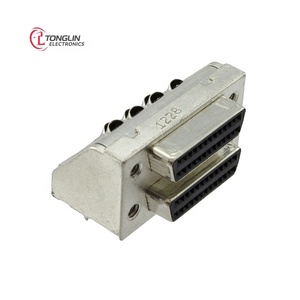 Nueva Oferta: Conector AMPLIMITE 5750820-1 26 26P Tipo D, Receptáculo Apilado Hembra, Conector Slimline .050 57508201 para Montaje en Panel - Product Image 1