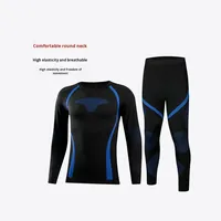 Pantalons de ski respirants à séchage rapide sans couture pour l'automne et l'hiver, ensembles thermiques anti-transpiration pour le sport et le cyclisme, pour hommes et femmes