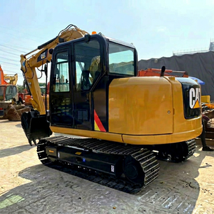 Excavatrice Caterpillar d'occasion pour modèle 308, tracteur à chenilles lourd de 8 tonnes, Kawasaki/YUKEN, grande pelle pour inspection vidéo - Product Image 1