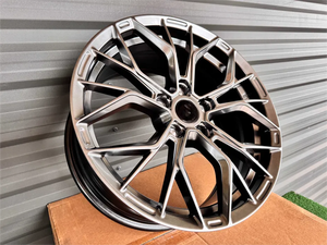 Jantes Xinlin 18 19 20 22 pouces Flow Forming noires décalées pour voitures particulières, compatibles <span class=keywords><strong>Audi</strong></span> RS4 <span class=keywords><strong>RS6</strong></span> Allroad A4 A5 A6 A7 A8 S4 S5 S6 - Product Image 2