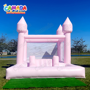 Toboggan gonflable populaire pour enfants, couleurs pastel, avec protection UV, matériaux ignifuges et imperméables, capacité de 800 kg, idéal pour les fêtes - Product Image 4