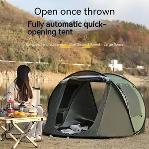 批发高品质一卧室聚酯玻璃纤维自动帐篷弹出式帐篷船帐篷