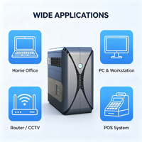 Mini onduleur compact avec batterie de secours pour routeur Wi-Fi, caméra de vidéosurveillance, téléviseur, ordinateur de bureau à domicile